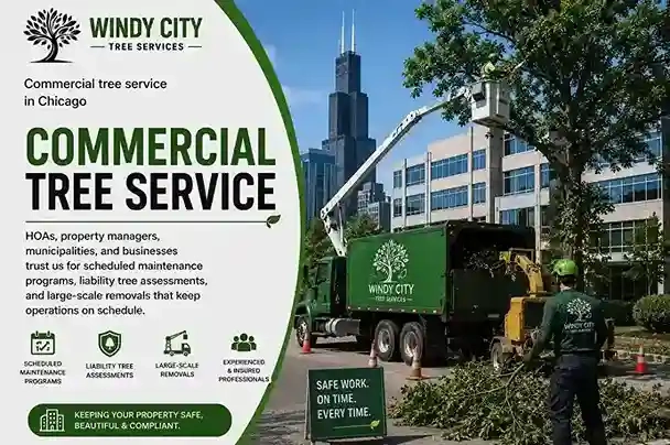 Commercial tree service in Chicago