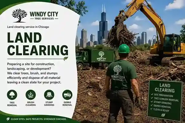 Land clearing service in Chicago