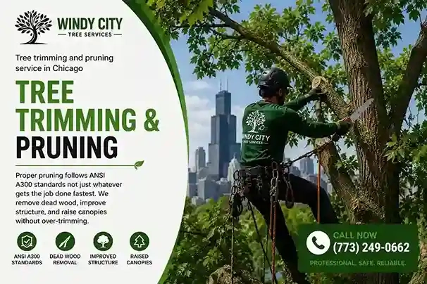 Tree trimming and pruning service in Chicago